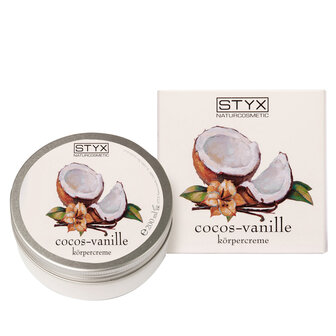 Kokos vanille body cr&egrave;me 200ml