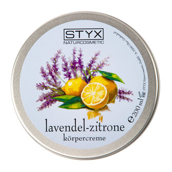 Lavendel citroen body cr&egrave;me 200ml